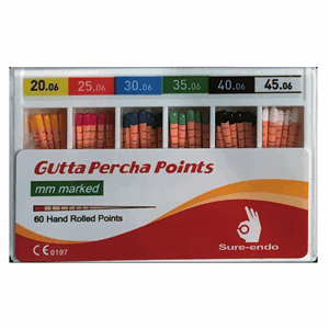 Taper 04/06 Guttaperka Sure Endo