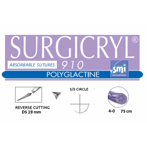 SUTUR RESORBERBAR Surgicryl 910